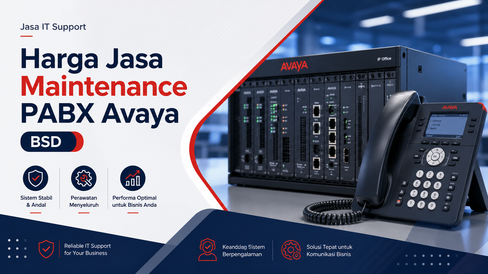 Harga Jasa Maintenance PABX Avaya BSD