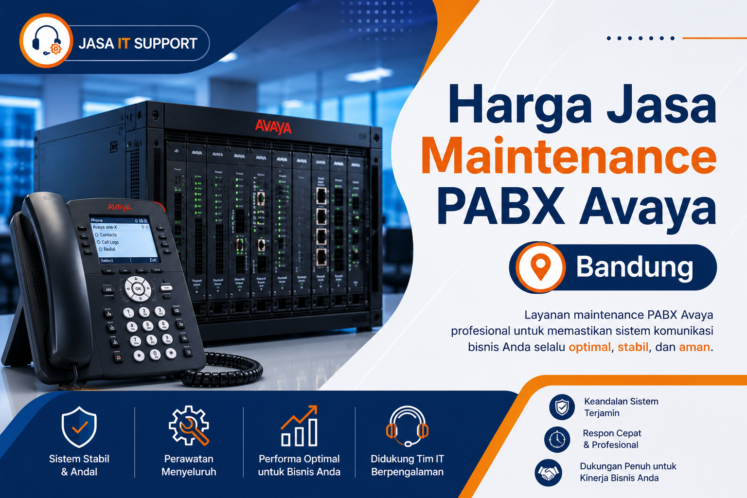 Harga Jasa Maintenance PABX Avaya Bandung