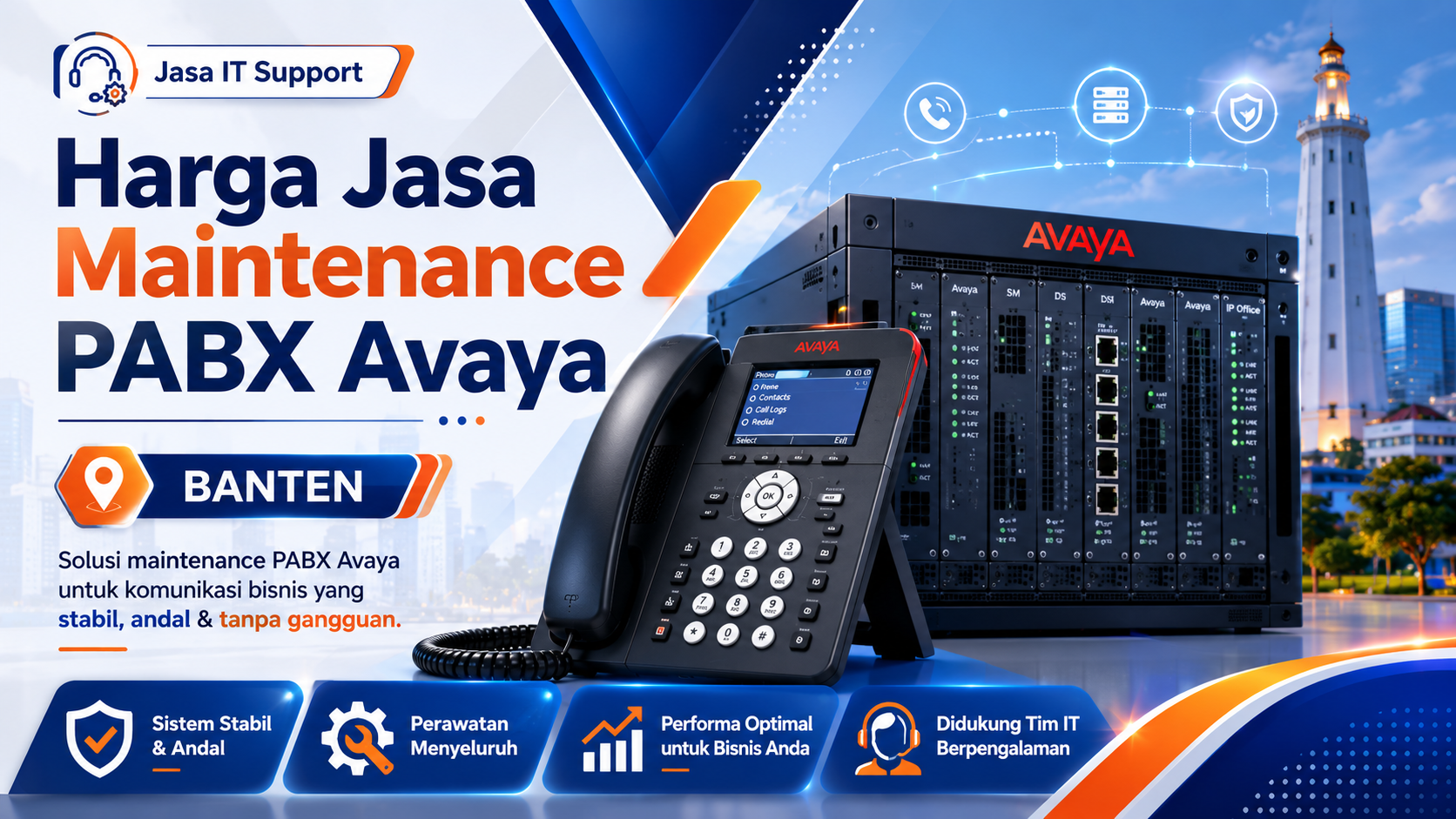 Harga Jasa Maintenance PABX Avaya Banten