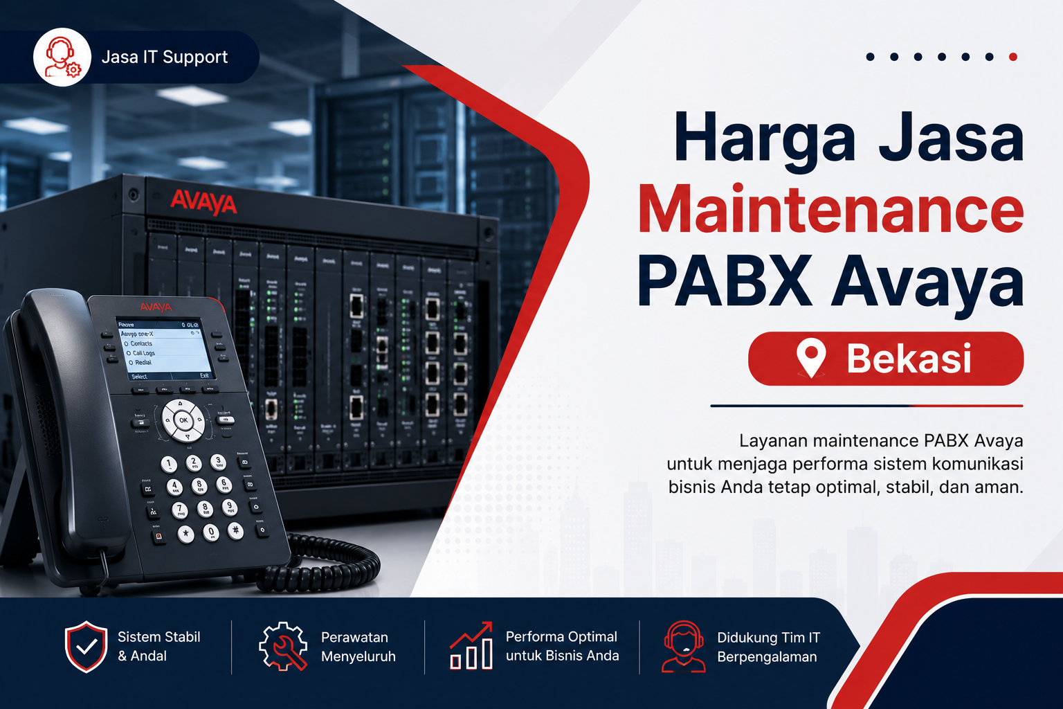 Harga Jasa Maintenance PABX Avaya Bekasi