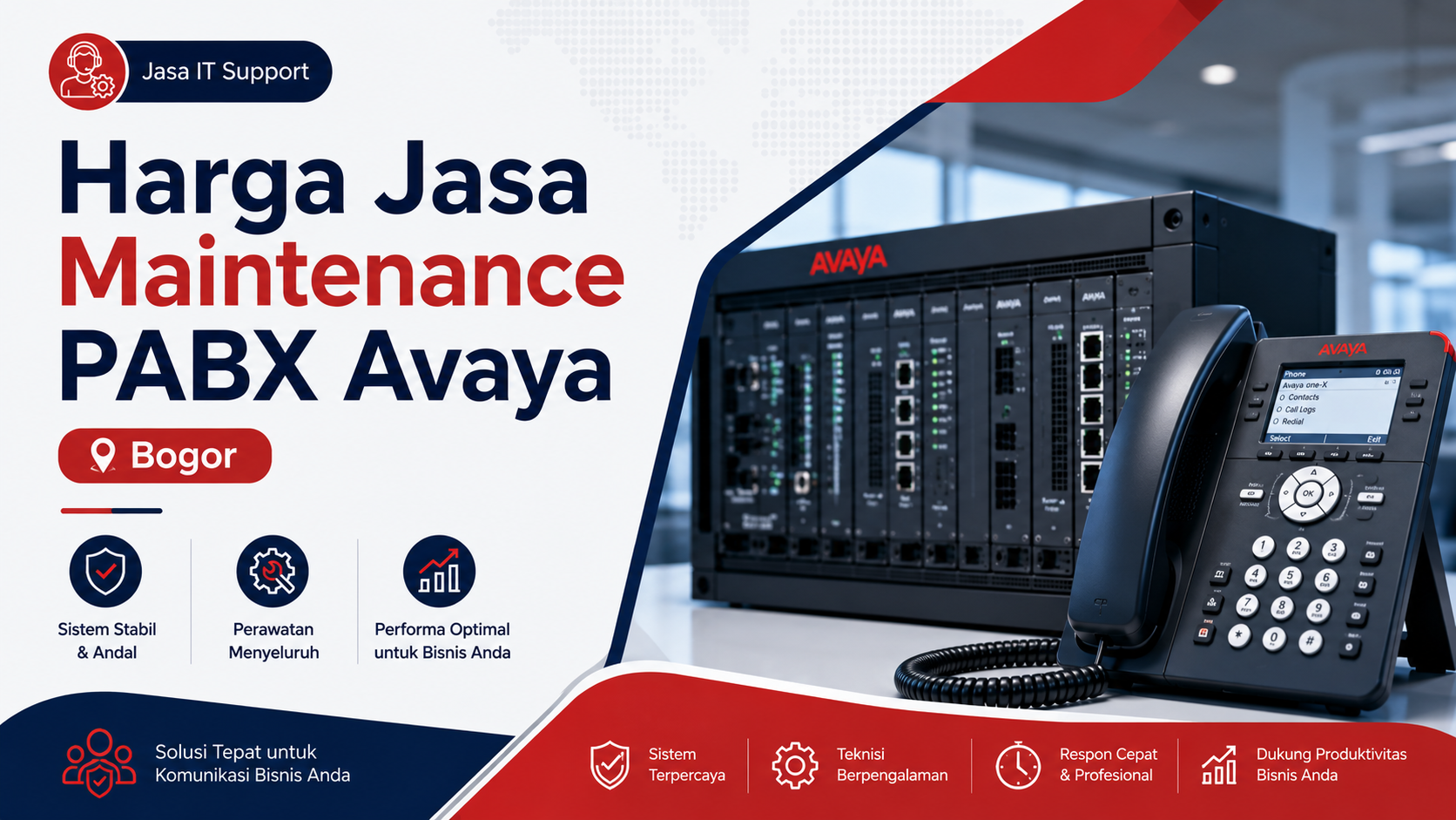 Harga Jasa Maintenance PABX Avaya Bogor