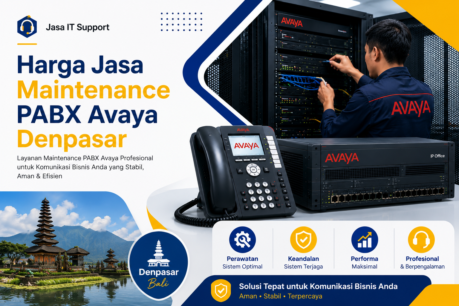 Harga Jasa Maintenance PABX Avaya Denpasar