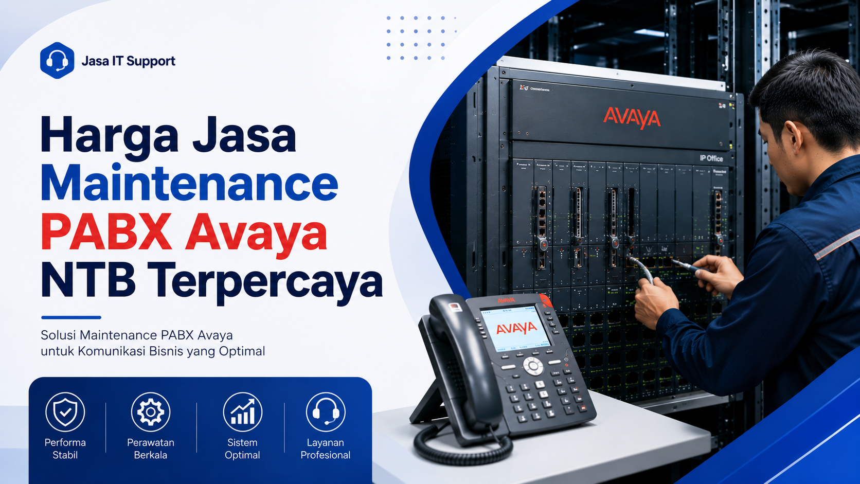 Harga Jasa Maintenance PABX Avaya NTB Terpercaya