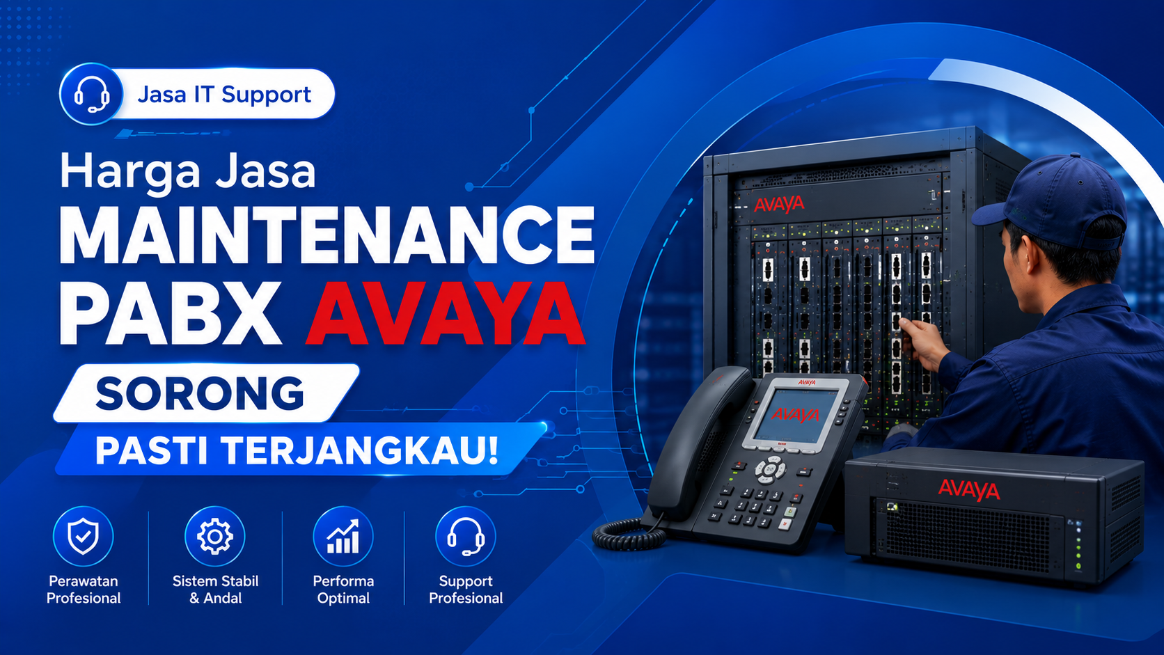 Harga Jasa Maintenance PABX Avaya Sorong Pasti Terjangkau!