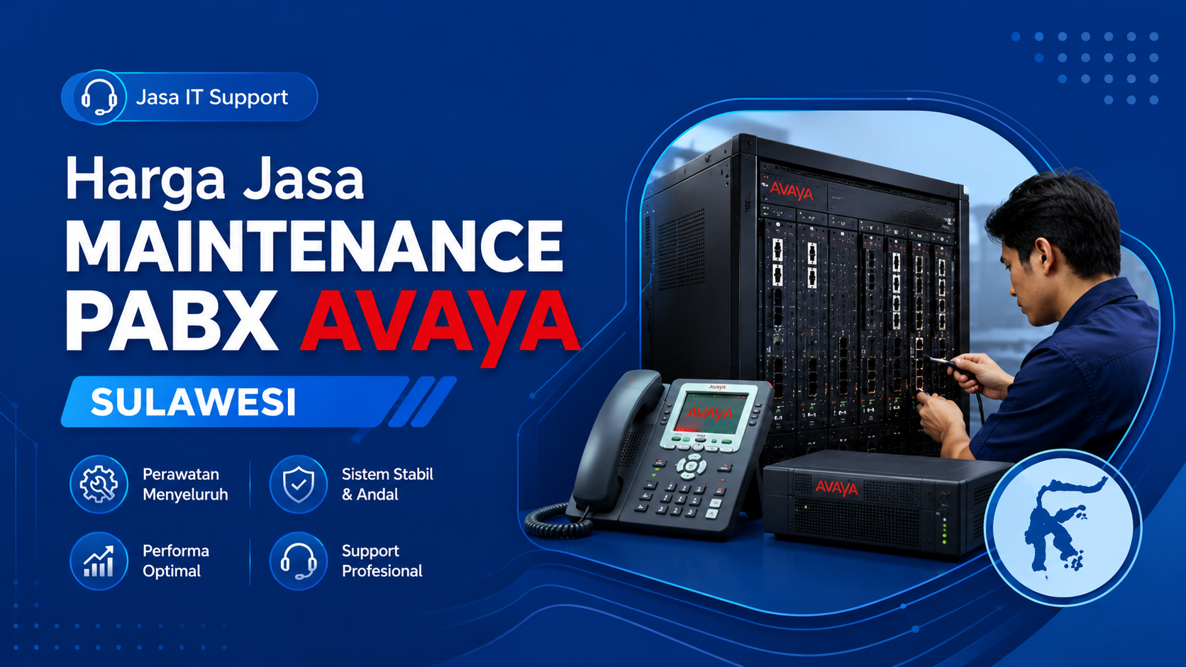 Harga Jasa Maintenance PABX Avaya Sulawesi